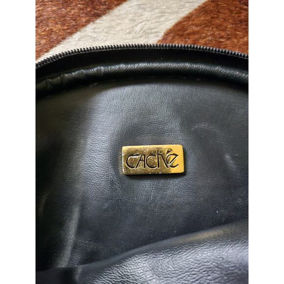 Vintage Cache Leather & Leopard Print Cowhide Crossbody Purse - Picture 7 of 7